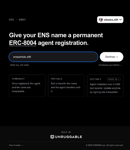 ENS Agents