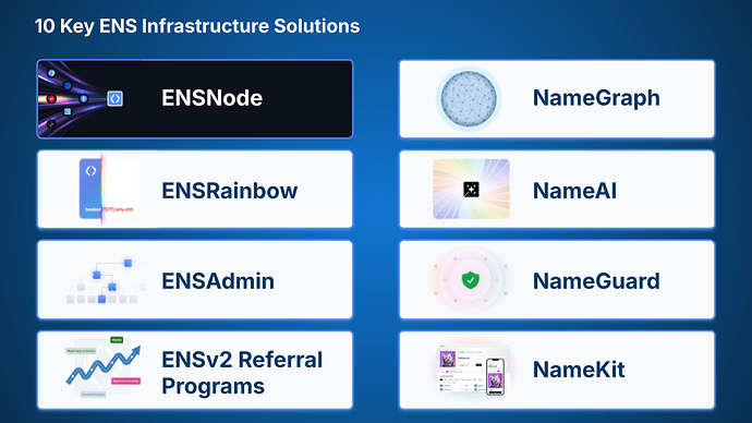 Key ENS Infrastructure Solutions