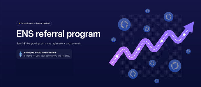 ENS Referral Program Banner