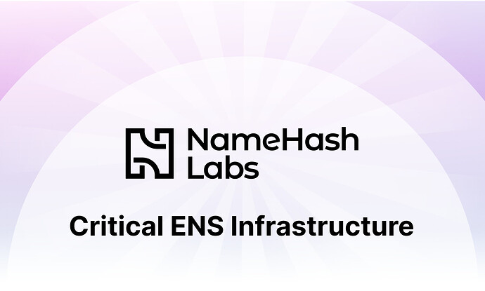 NameHash Labs - Critical ENS Infrastructure
