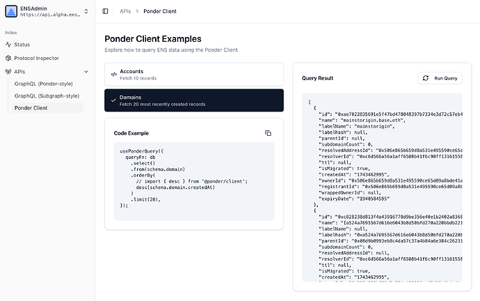 ENSNode APIs